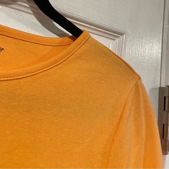 NWOT J. Crew Size M Perfect Fit Tee Shirt Short Sleeve Cotton Crew Orange - Picture 3 of 11